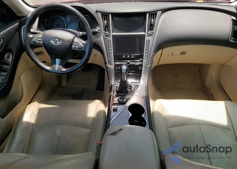 2014 Infiniti Q50 Base z USA, uszkodzony, nr VIN JN1BV7AR5EM694722